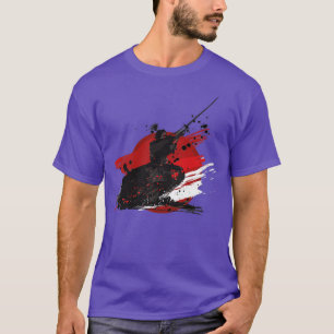 Camiseta Ronin Samurai Bushido Warrido Clipart japonés (2)
