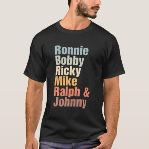 Camiseta Ronnie Bobby Ricky Mike Ralph Y Johnny