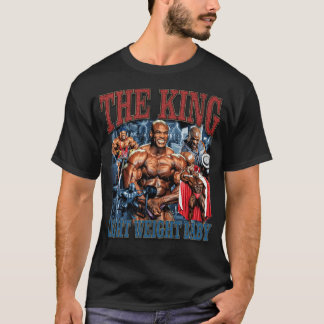 Camiseta Ronnie Colemanel Rey Peso Ligero Ba chica retro