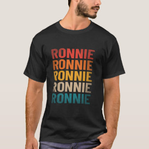 Camiseta Ronnie First Name Shirt Vintage Ronnie Name