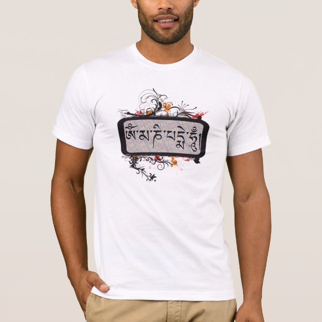Camiseta Ronquido Grubge de OM Mani Padme (Anverso)