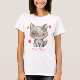 Camiseta ¡ronronear a menudo!