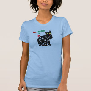 Camiseta Ronroneo-fection del gato de la nieve 80