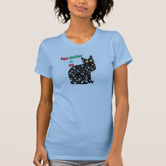 Camiseta Ronroneo-fection del gato de la nieve 80