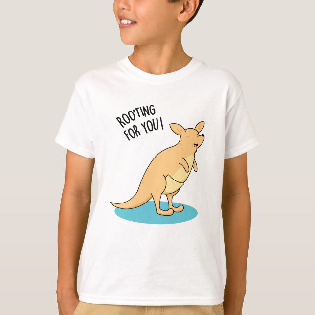 Camiseta Roo-Ting Para Usted Divertido Kangaroo Pun (Anverso)