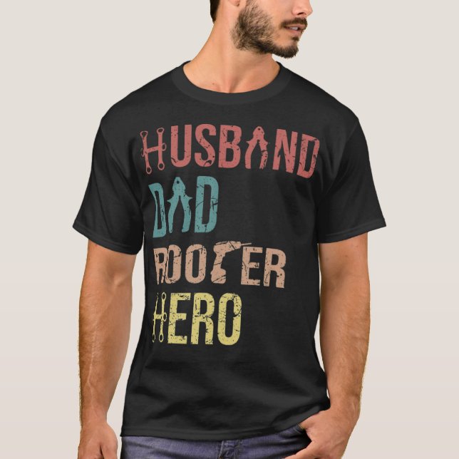 Camiseta Roofer Dad Roof Mechanic Roofer Padre Craftsman (Anverso)