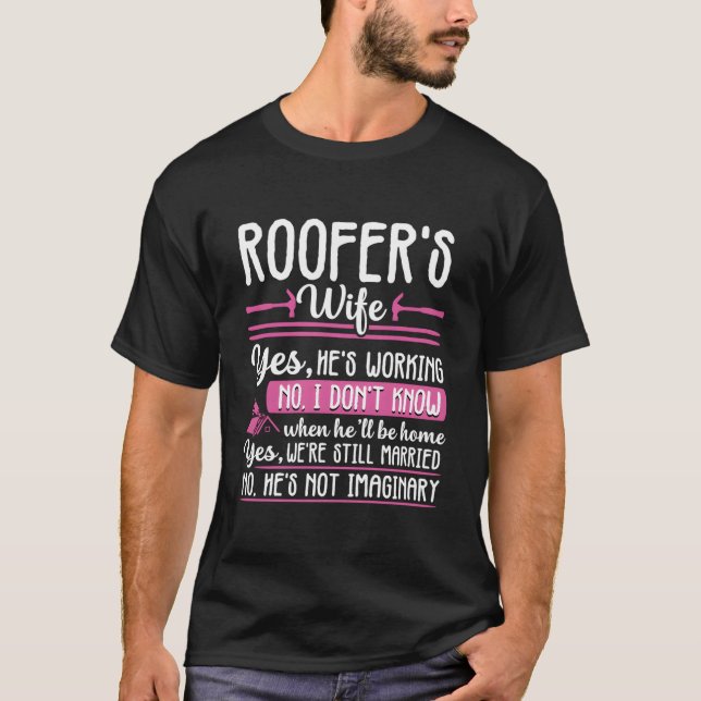 Camiseta Roofer Friend Mechanic Contractor (Anverso)