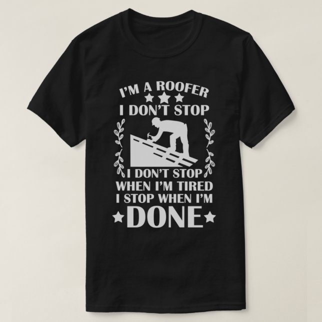 Camiseta Roofer Pullover (Diseño del anverso)