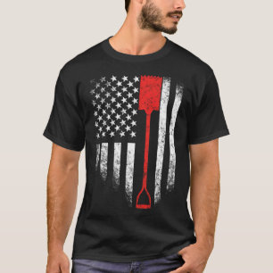 Camiseta Roofer , Vintage USA Bandera Americana Tshirt, eca
