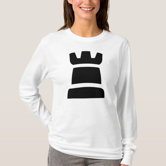 Camiseta Rook negro (Anverso)