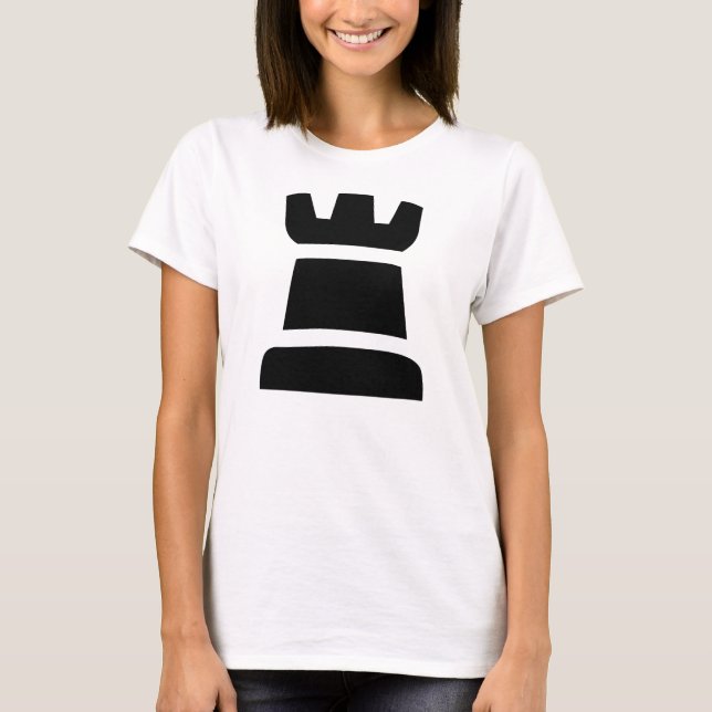 Camiseta Rook negro (Anverso)