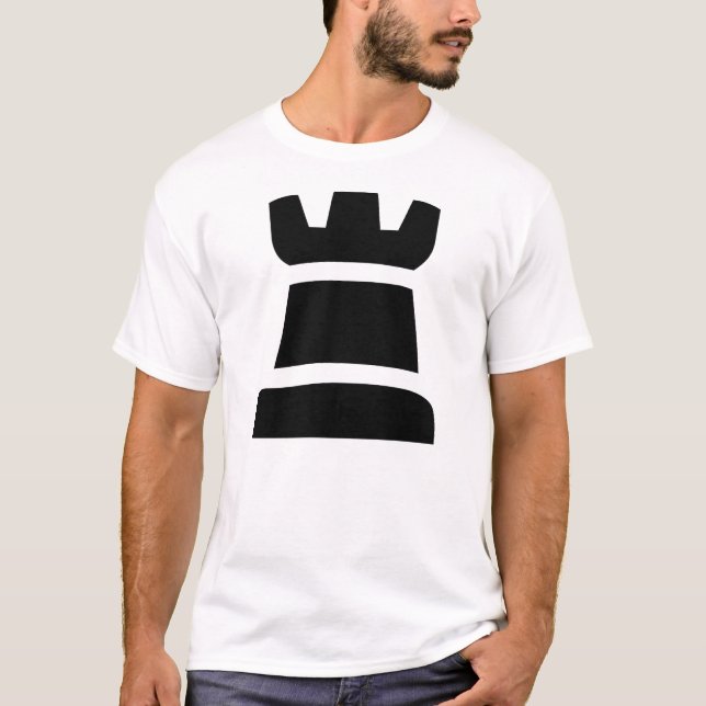 Camiseta Rook negro (Anverso)