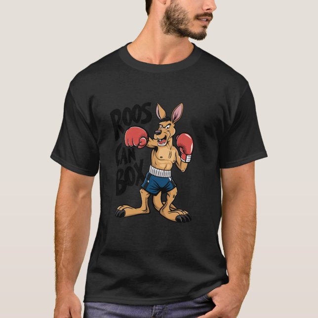 Camiseta Roos Can Box Kangaroo Boxing Lover (Anverso)