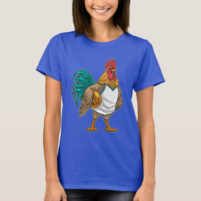 Camiseta Rooster Basketball player Basketball Sports (Anverso)