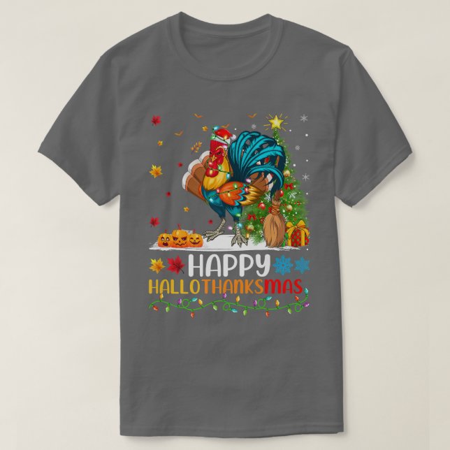 Camiseta Rooster Bird Lover Funny Rooster HelloMas (Diseño del anverso)