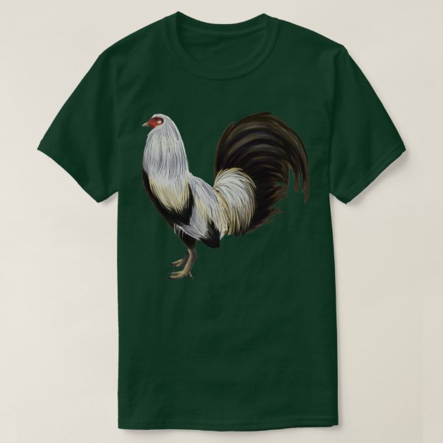 Camiseta Rooster blanco (Diseño del anverso)