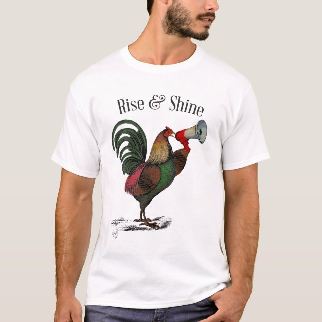 Camiseta Rooster con Loudhailer 2 (Anverso)