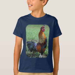 Camiseta Rooster Crowing Farm Animal