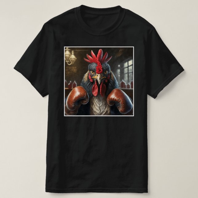 Camiseta Rooster de boxeo (Diseño del anverso)