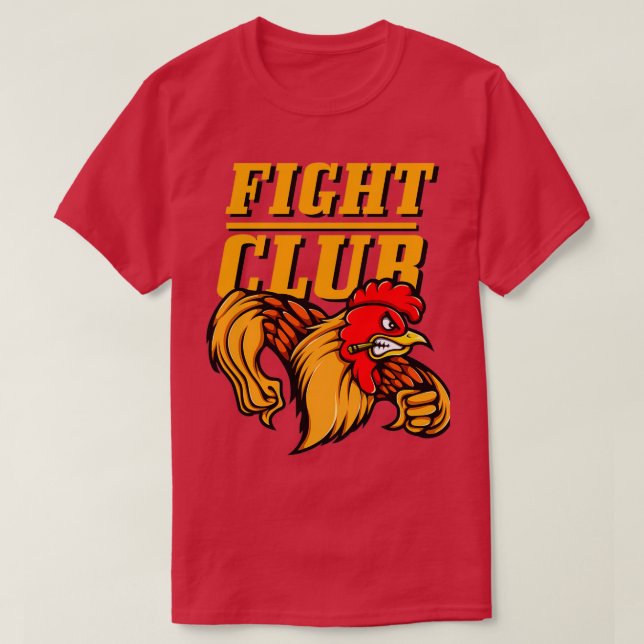 Camiseta Rooster de lucha (Diseño del anverso)