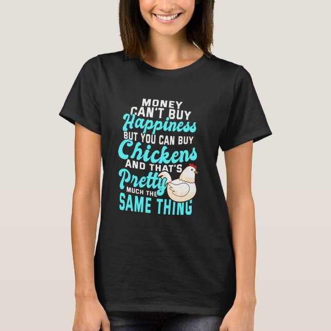 Camiseta Rooster de rebaño de pollo Hen (Anverso)