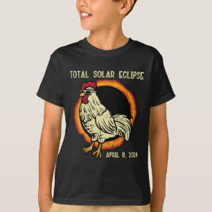Camiseta Rooster Eclipse solar total 2024 Abril 8 Hombres M