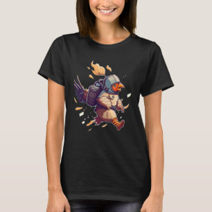 Camiseta Rooster espacial con paquete Jet
