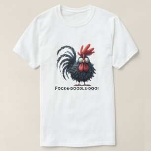 Camiseta Rooster matutino - ¡Fock-a-doodle-doo!