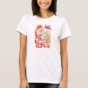 Camiseta Rooster para respirar fuego