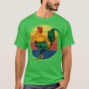 Camiseta Rooster Retro Vintage