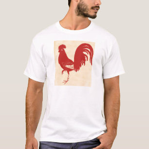 Camiseta Rooster Rojo
