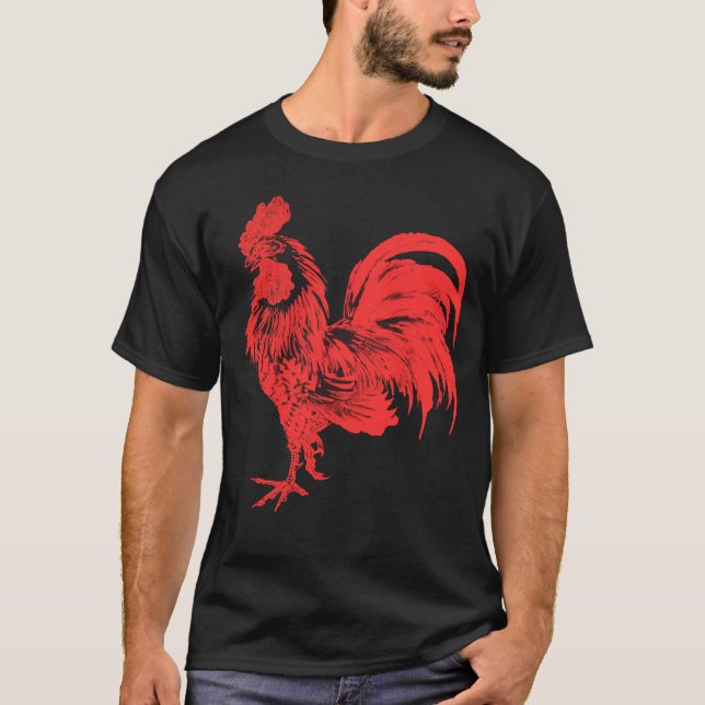 Camiseta Rooster Roster Cocky Vintage (Anverso)
