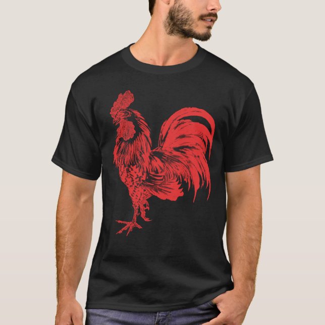 Camiseta Rooster Roster Cocky Vintage (Anverso)