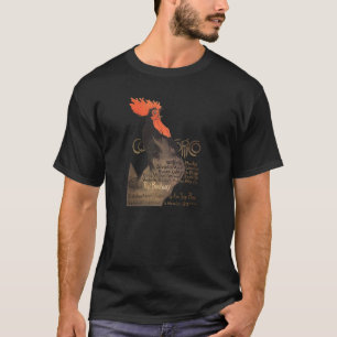 Camiseta Rooster Steinlen Cocorico Arte francés