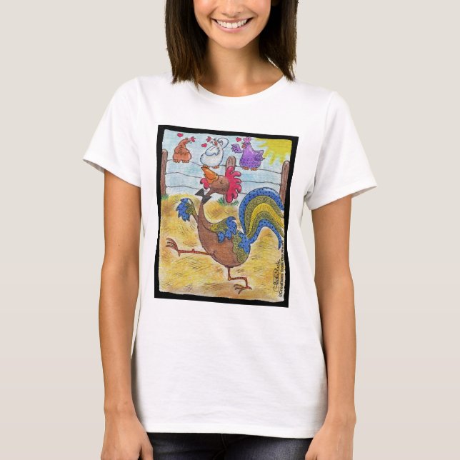 Camiseta Rooster Strut (Anverso)