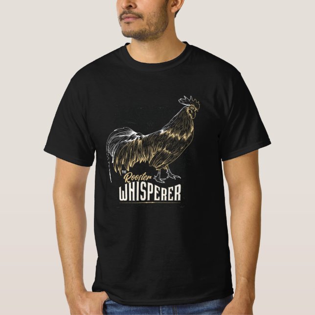 Camiseta Rooster Whisperer con problemas (Anverso)