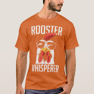 Camiseta Rooster Whisperer Farm Rooster Chicken Lover Farme