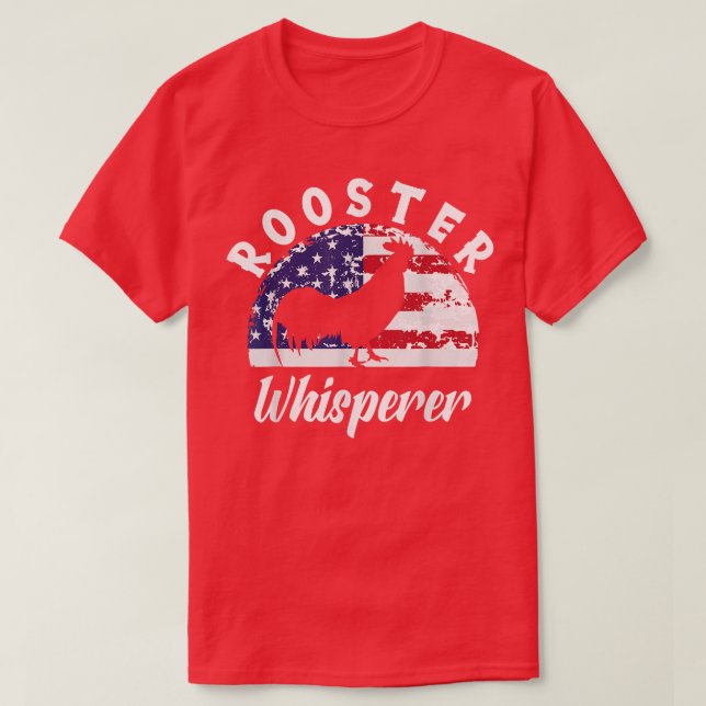 Camiseta Rooster Whisperer Farm Rooster Chicken Lover Farme (Diseño del anverso)