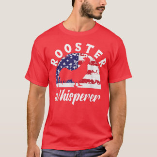 Camiseta Rooster Whisperer Farm Rooster Chicken Lover Farme