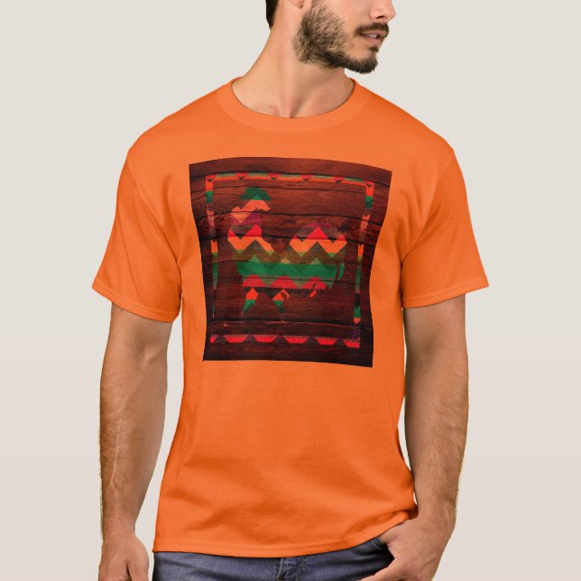 Camiseta Rooster Wooden (Anverso)