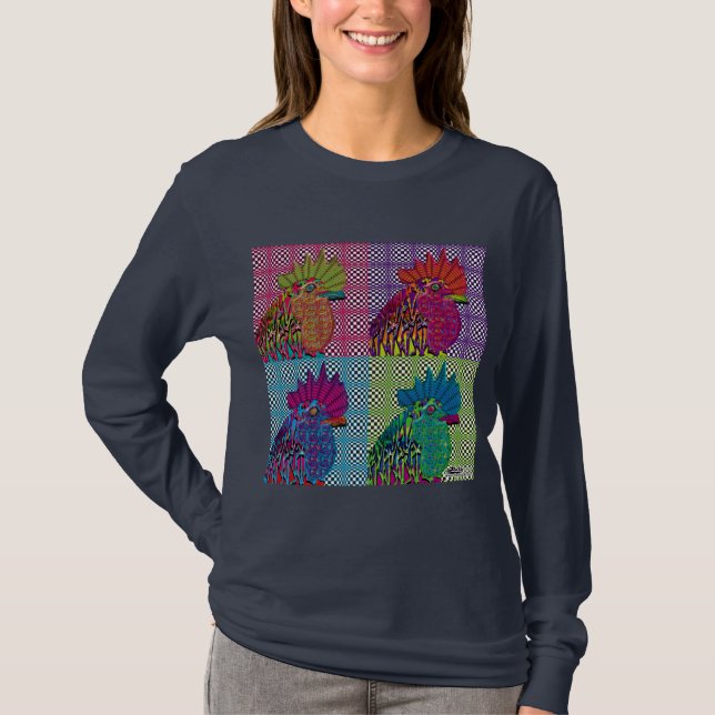 Camiseta Roosters Gone Psycho (Anverso)