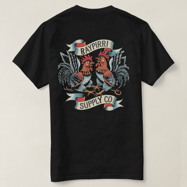 Camiseta Roosters - Raypirri (Reverso del diseño)