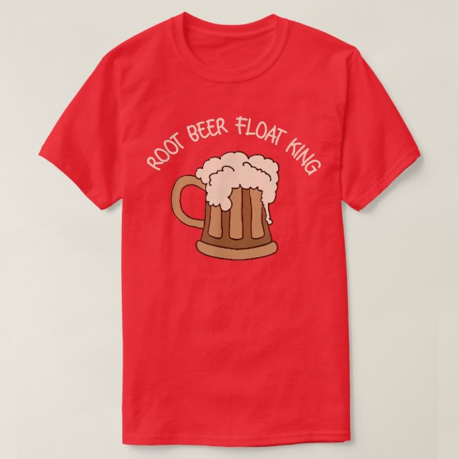 Camiseta Root Beer Float King Funny Beer  (Diseño del anverso)
