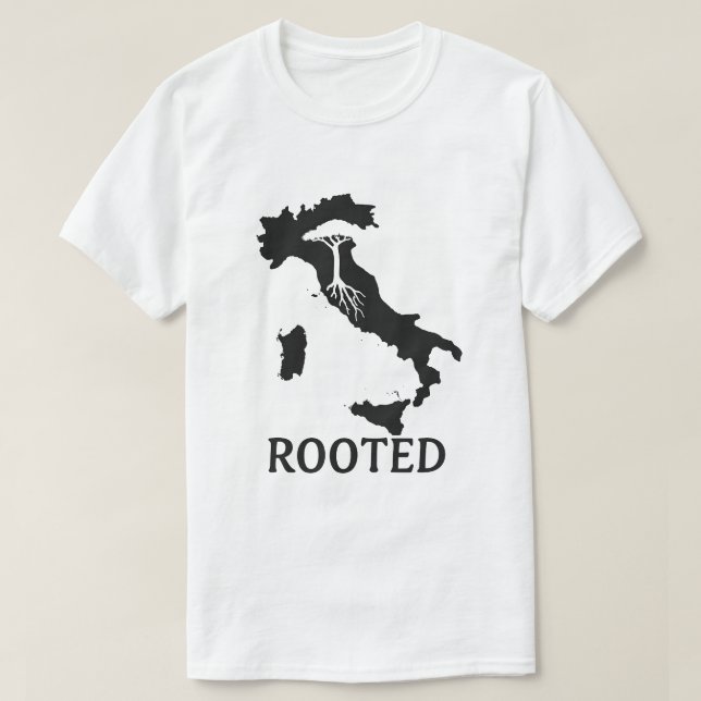 Camiseta Rootado en Italia (Diseño del anverso)