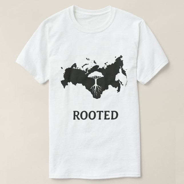 Camiseta Rootado en Rusia (Diseño del anverso)