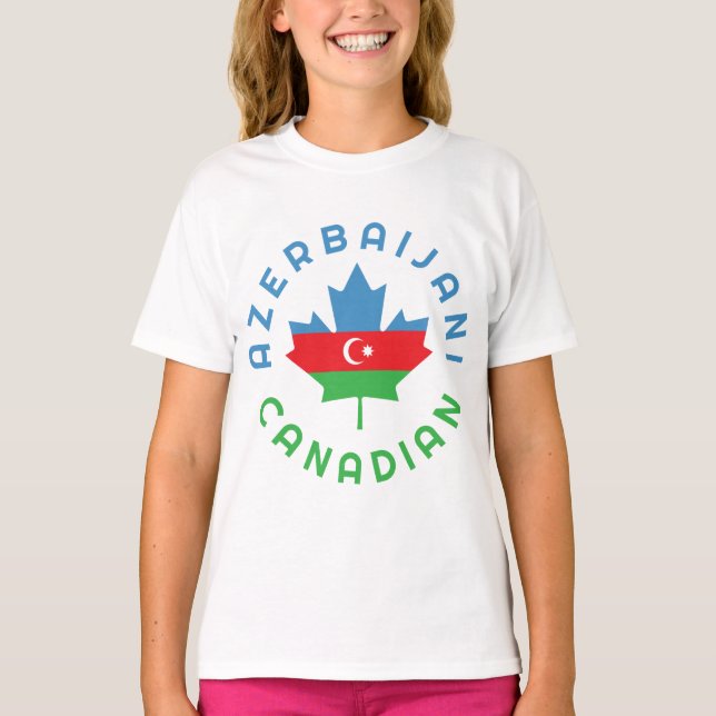 Camiseta Roots de Azerbaiyán canadiense (Anverso)