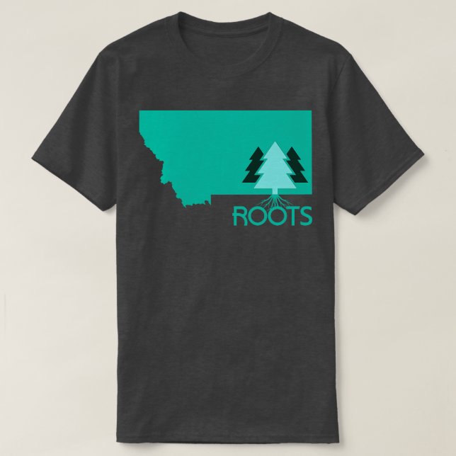 Camiseta Roots Montana Modern (Diseño del anverso)
