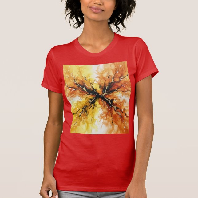 Camiseta Roots of Fire, Branches of Light (Anverso)