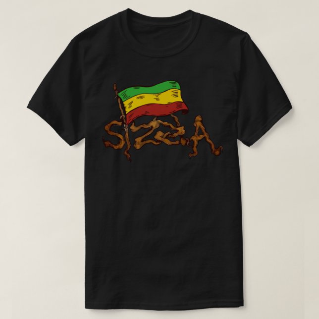 Camiseta Roots Of Sizzla T-Shirt (Diseño del anverso)
