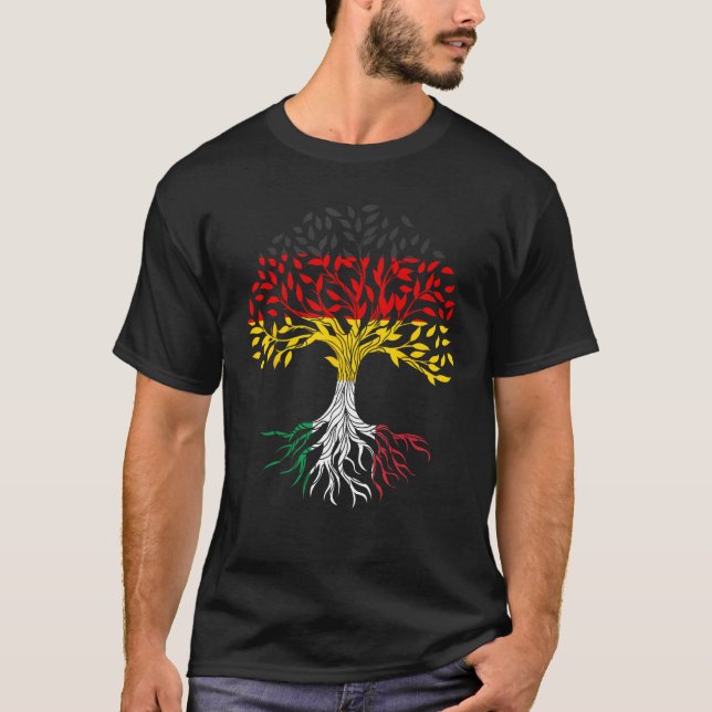 Camiseta Roots Tree Alemania Italia (Anverso)